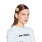 ⁦אביזרים טִבעִי Miu Miu קליפ שיער נצרים FNPPL1118⁩ – תמונה ⁦2⁩