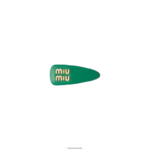 אביזרים מנגו Miu Miu קליפס שיער מעור נאפה FNPPL1147