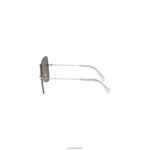 ⁦אביזרים עדשות בציפוי זהב ורוד Miu Miu משקפי שמש מנייר FNPPL1274⁩ – תמונה ⁦4⁩