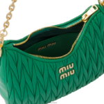 ⁦אוסף מנגו Miu Miu תיק כתף מעור נאפה מטאלס FNPPL59⁩ – תמונה ⁦6⁩