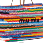 ⁦אוסף צִבעוֹנִי Miu Miu תיק סרוגה FNPPL130⁩ – תמונה ⁦7⁩
