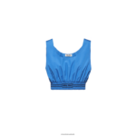 מוכן ללבישה כחול periwinkle Miu Miu חולצות קצרות FNPPL581