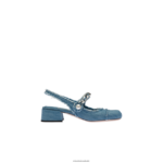 ⁦נעליים דֵנִים Miu Miu משאבות slingback FNPPL207⁩ – תמונה ⁦2⁩