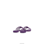 ⁦נעליים סגול פטוניה Miu Miu סנדלים מעור FNPPL219⁩ – תמונה ⁦3⁩