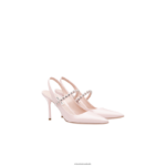 נעליים פְּנִינָה Miu Miu משאבות slingback מעור פטנט FNPPL204