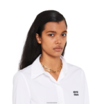 ⁦תכשיטים זהב Miu Miu שרשרת שרשרת מתכת FNPPL1372⁩ – תמונה ⁦2⁩